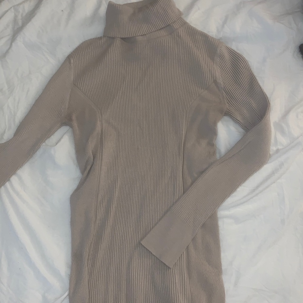 Cream turtleneck
